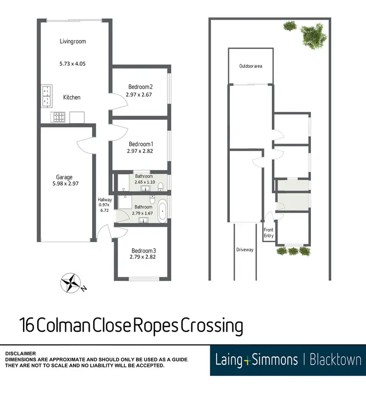 Floorplan of Homely house listing, 16 Colman Close, Ropes Crossing NSW 2760