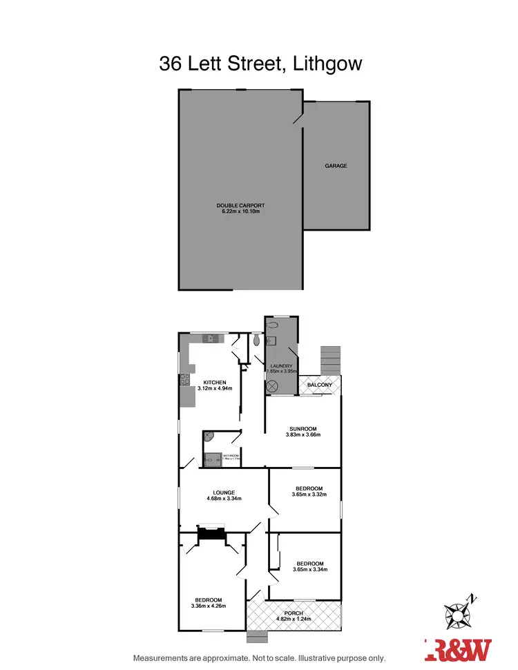 Floorplan of Homely house listing, 36 Lett Street, Lithgow NSW 2790