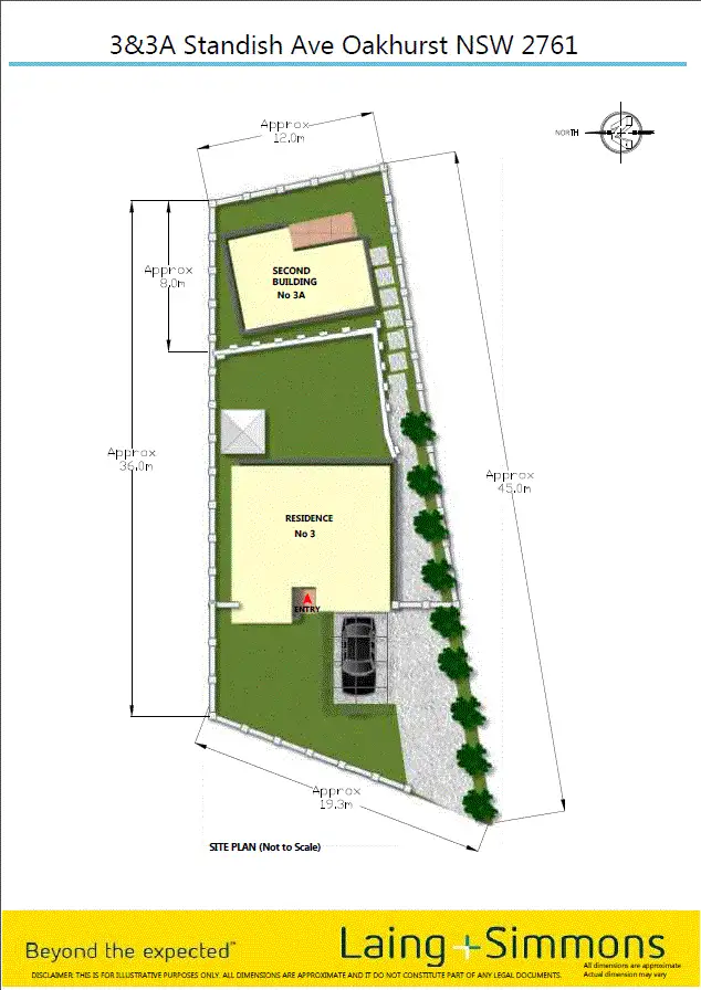 Floorplan of Homely house listing, 3 & 3A Standish Ave, Oakhurst NSW 2761