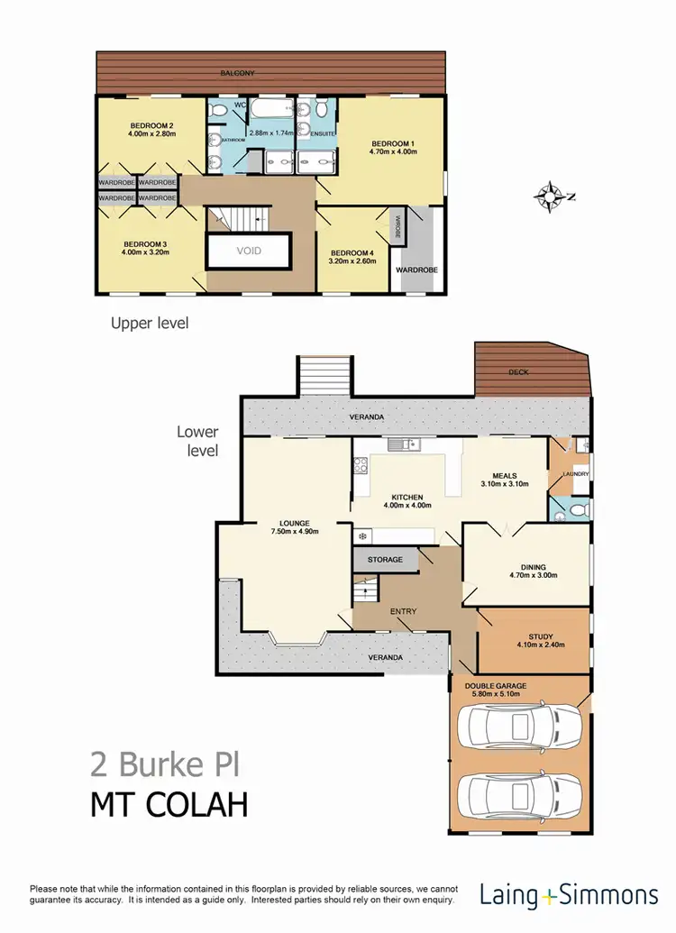 Floorplan of Homely house listing, 2 Burke Place, Mount Colah NSW 2079