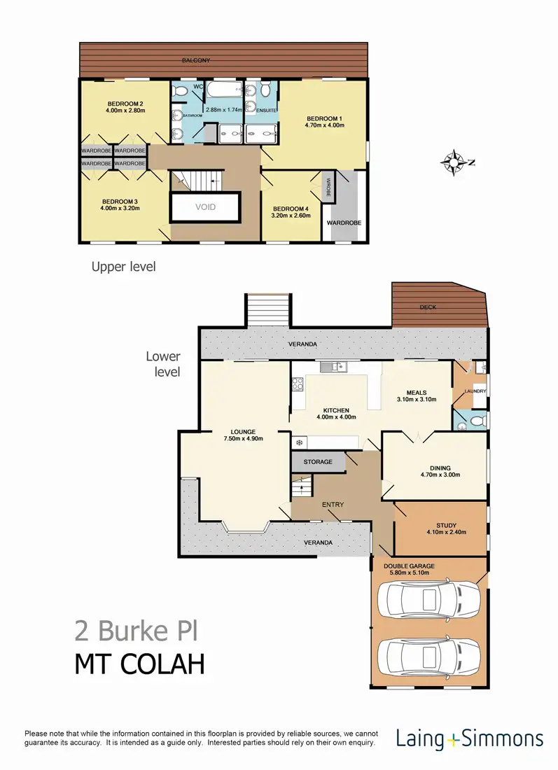 Floorplan of Homely house listing, 2 Burke Place, Mount Colah NSW 2079