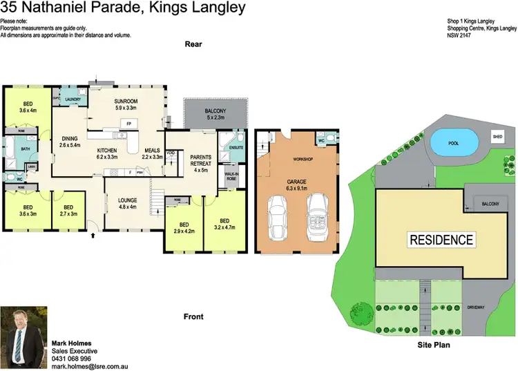 Floorplan of Homely house listing, 35 Nathaniel Parade, Kings Langley NSW 2147