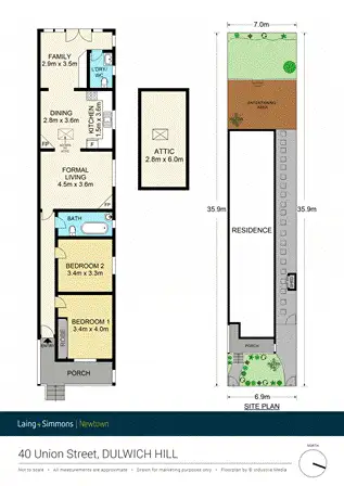 Floorplan of Homely house listing, 40 Union Street, Dulwich Hill NSW 2203