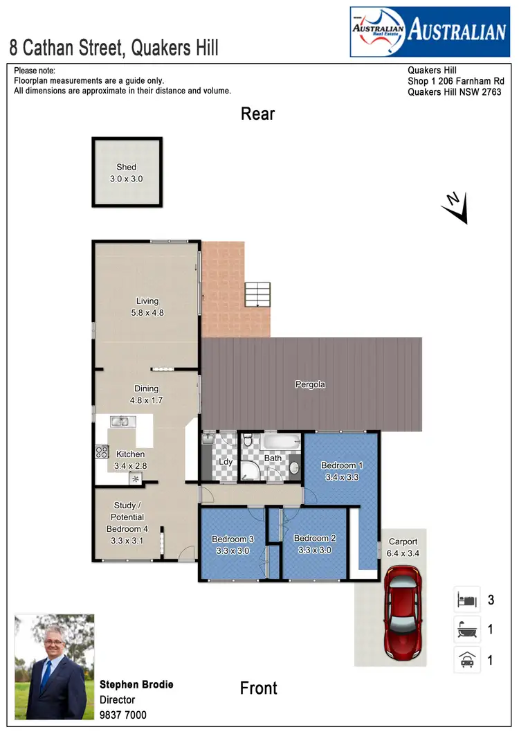 Floorplan of Homely house listing, 8 Cathan Street, Quakers Hill NSW 2763