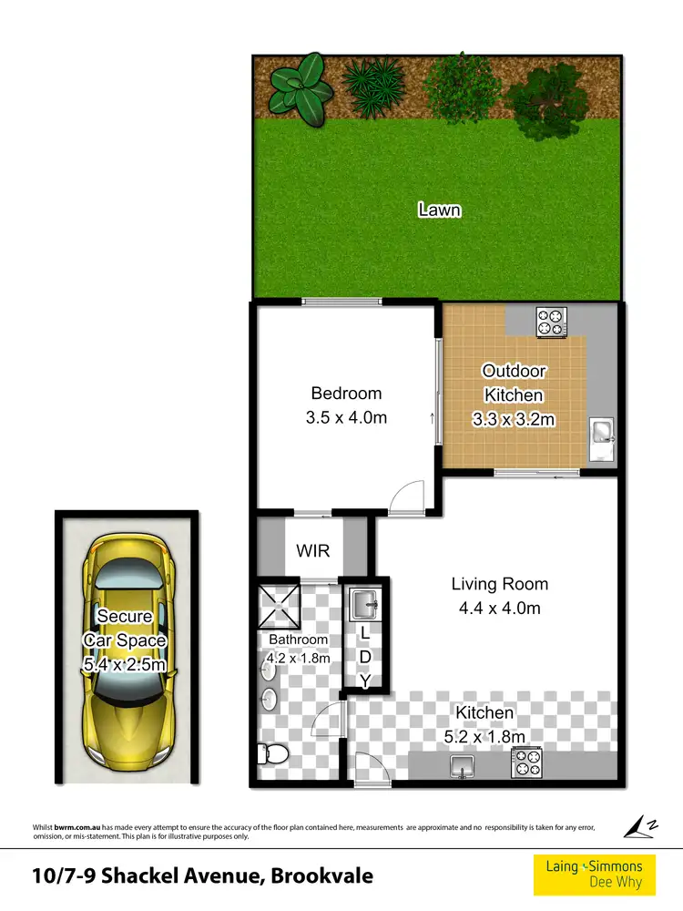 Floorplan of Homely unit listing, 10/7-9 Shackel Avenue, Brookvale NSW 2100