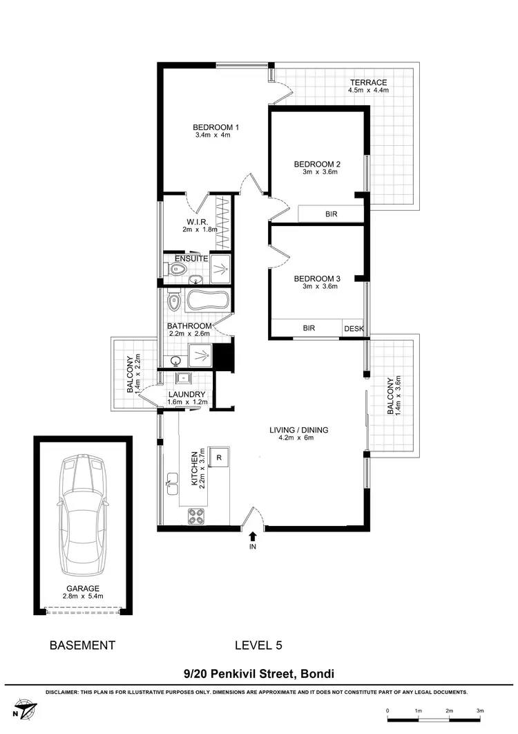 Floorplan of Homely apartment listing, 9/20 Penkivil Street, Bondi NSW 2026