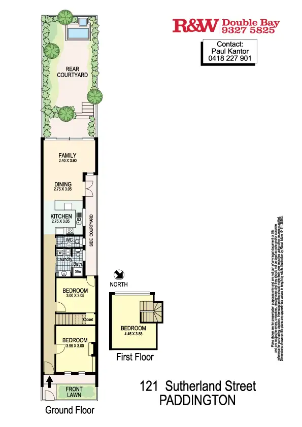 Floorplan of Homely house listing, 121 Sutherland Street, Paddington NSW 2021