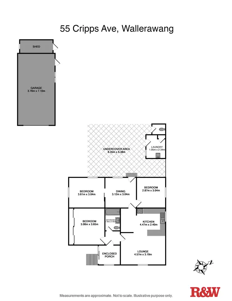 Floorplan of Homely house listing, 55 Cripps Avenue, Wallerawang NSW 2845