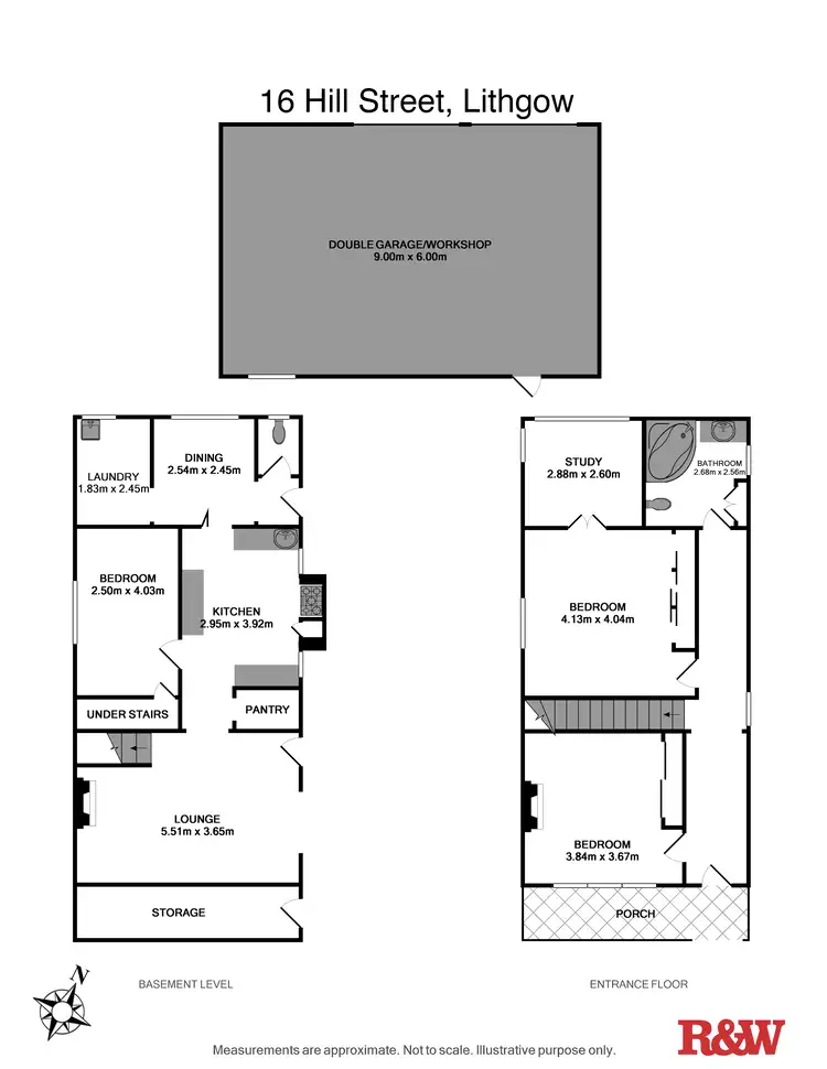 Floorplan of Homely house listing, 16 Hill Street, Lithgow NSW 2790