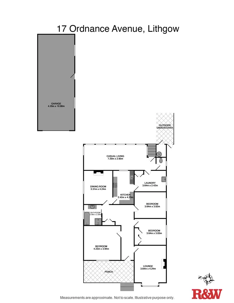 Floorplan of Homely house listing, 17 Ordnance Avenue, Lithgow NSW 2790