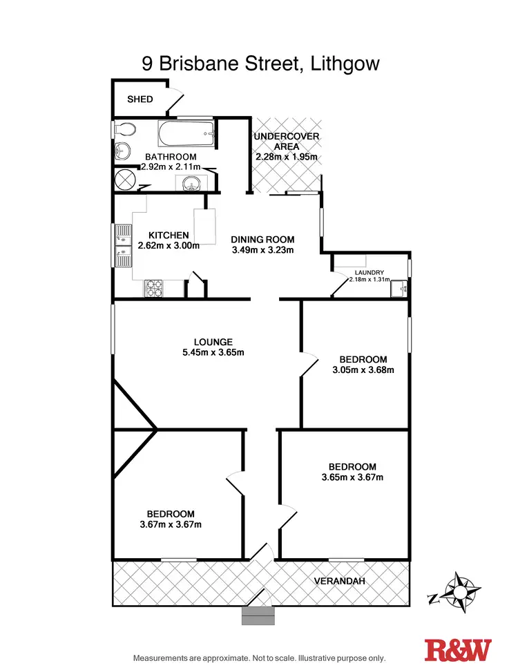 Floorplan of Homely house listing, 9 Brisbane Street, Lithgow NSW 2790