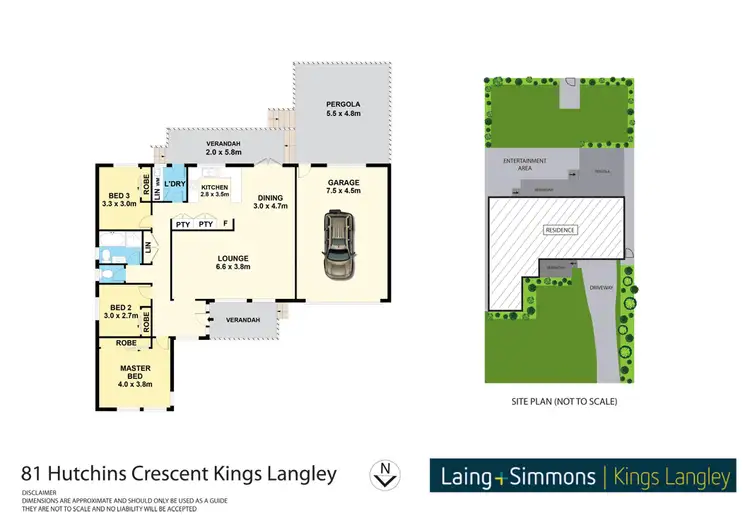 Floorplan of Homely house listing, 81 Hutchins Crescent, Kings Langley NSW 2147