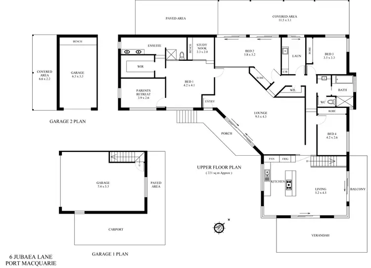 Floorplan of Homely house listing, 6 Jubaea Lane, Port Macquarie NSW 2444