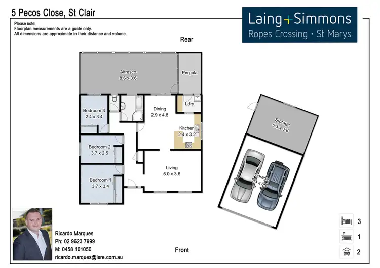 Floorplan of Homely house listing, 5 Pecos Close, St Clair NSW 2759