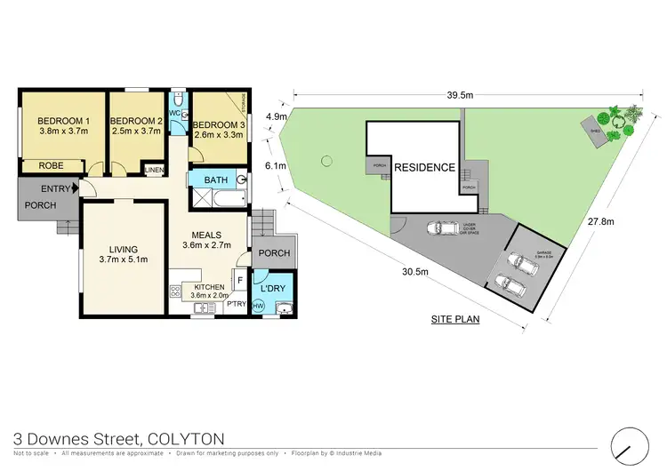 Floorplan of Homely house listing, 3 Downes Street, Colyton NSW 2760