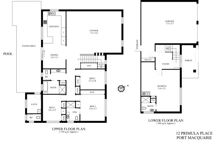 Floorplan of Homely house listing, 12 Primula Place, Port Macquarie NSW 2444