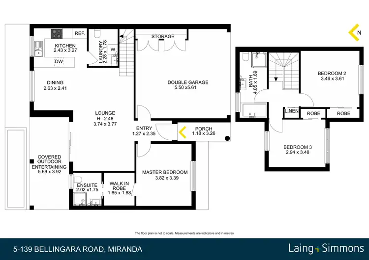 Floorplan of Homely townhouse listing, 5/139-141 Bellingara Road, Miranda NSW 2228