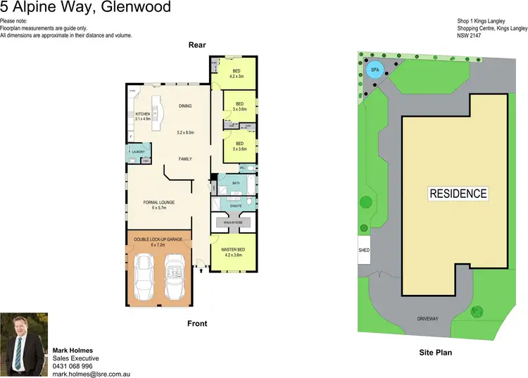 Floorplan of Homely house listing, 5 Alpine Way, Glenwood NSW 2768