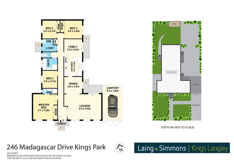 Floorplan of Homely house listing, 246 Madagascar Drive, Kings Park NSW 2148