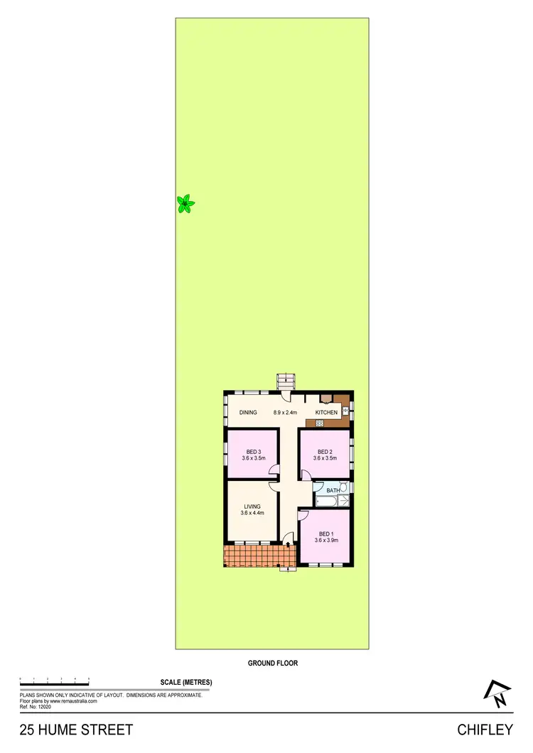 Floorplan of Homely house listing, 25 Hume St, Chifley NSW 2036