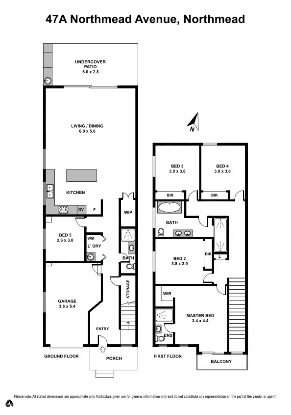 Floorplan of Homely house listing, 47A Northmead Avenue, Northmead NSW 2152