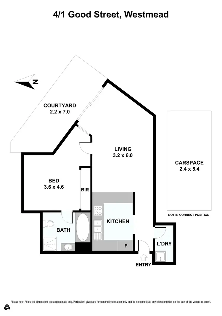 Floorplan of Homely apartment listing, 4/1 Good Street, Parramatta NSW 2150