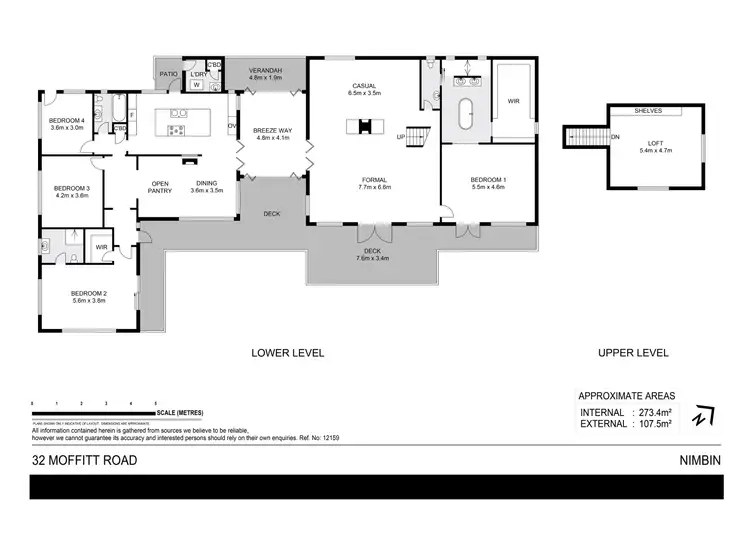 Floorplan of Homely rural property listing, 32 Moffitt Road, Nimbin NSW 2480