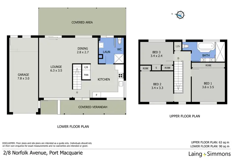 Floorplan of Homely unit listing, 2/8 Norfolk Avenue, Port Macquarie NSW 2444