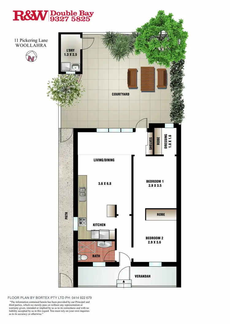Floorplan of Homely house listing, 11 Pickering Lane, Woollahra NSW 2025