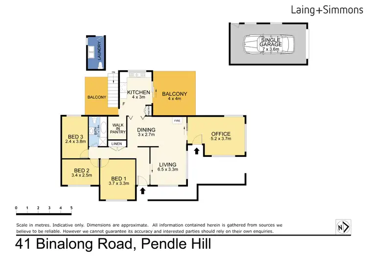 Floorplan of Homely house listing, 41 Binalong Road, Pendle Hill NSW 2145
