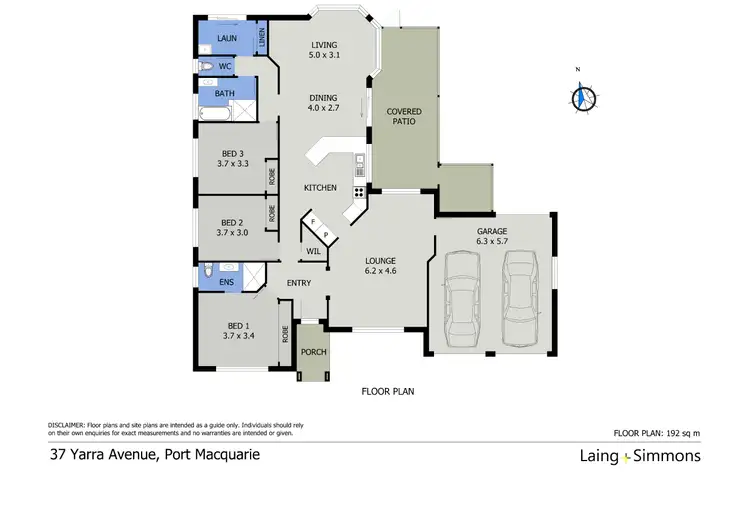 Floorplan of Homely house listing, 37 Yarra Avenue, Port Macquarie NSW 2444