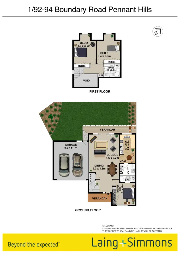 Floorplan of Homely house listing, 1/92-94 Boundary Road, Pennant Hills NSW 2120