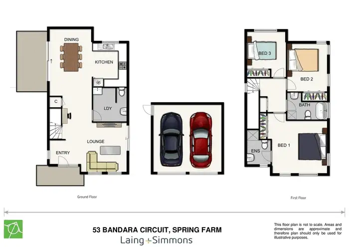 Floorplan of Homely house listing, 53 Bandara Circuit, Spring Farm NSW 2570