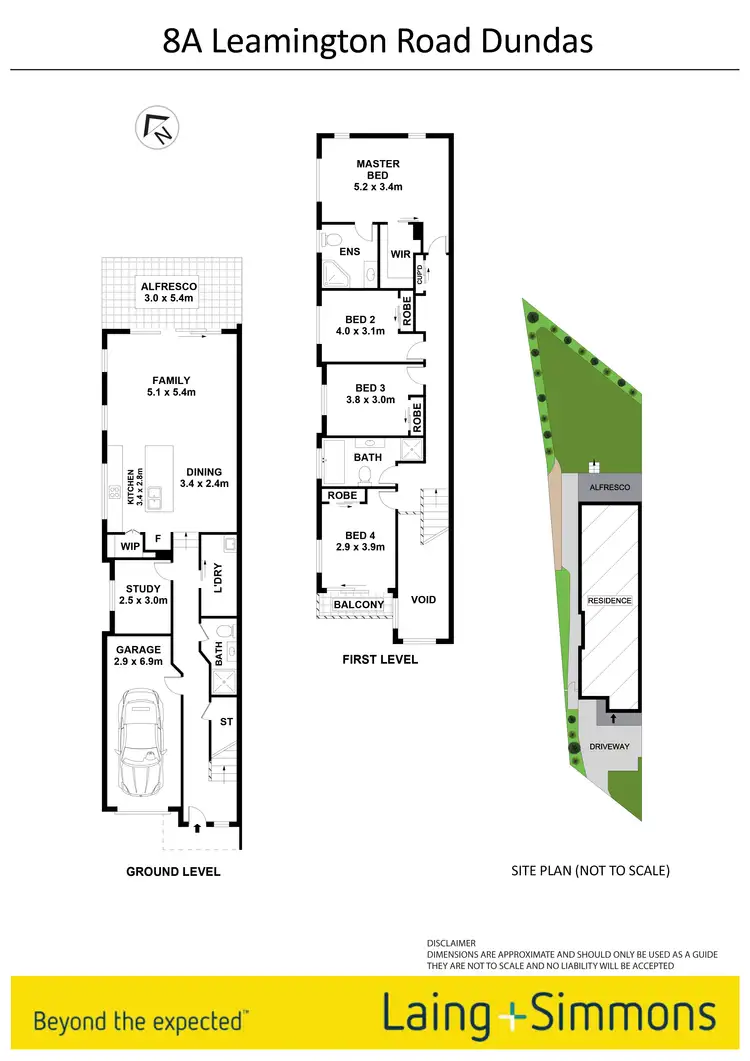Floorplan of Homely house listing, 8A Leamington Road, Dundas NSW 2117