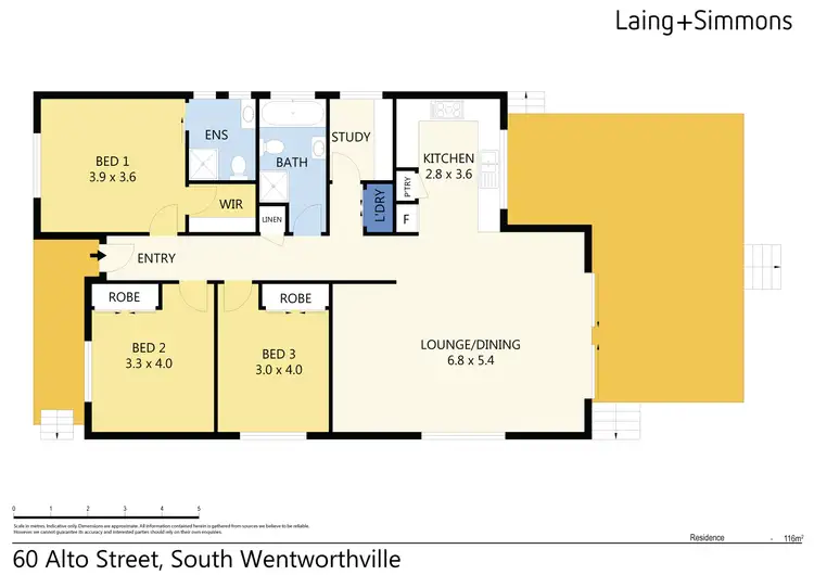Floorplan of Homely house listing, 60 Alto St, South Wentworthville NSW 2145