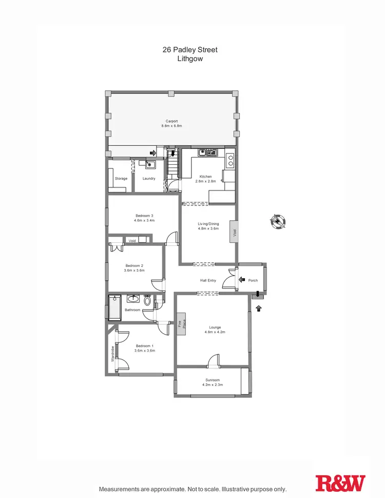 Floorplan of Homely house listing, 26 Padley Street, Lithgow NSW 2790