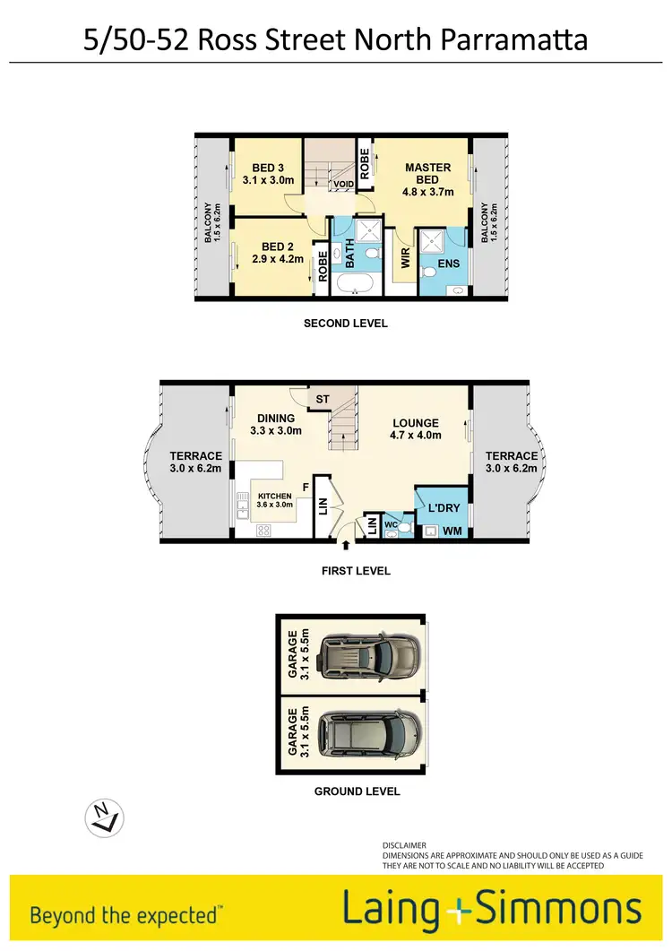 Floorplan of Homely apartment listing, 5/50-52 Ross Street, North Parramatta NSW 2151