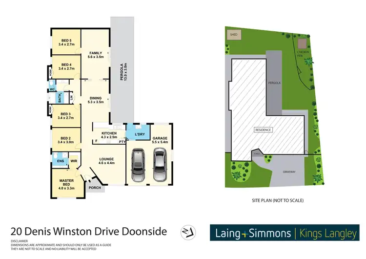 Floorplan of Homely house listing, 20 Denis Winston Drive, Doonside NSW 2767