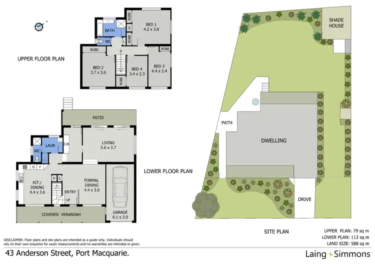 Floorplan of Homely house listing, 43 Anderson Street, Port Macquarie NSW 2444