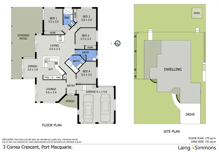 Floorplan of Homely house listing, 3 Correa Crescent, Port Macquarie NSW 2444