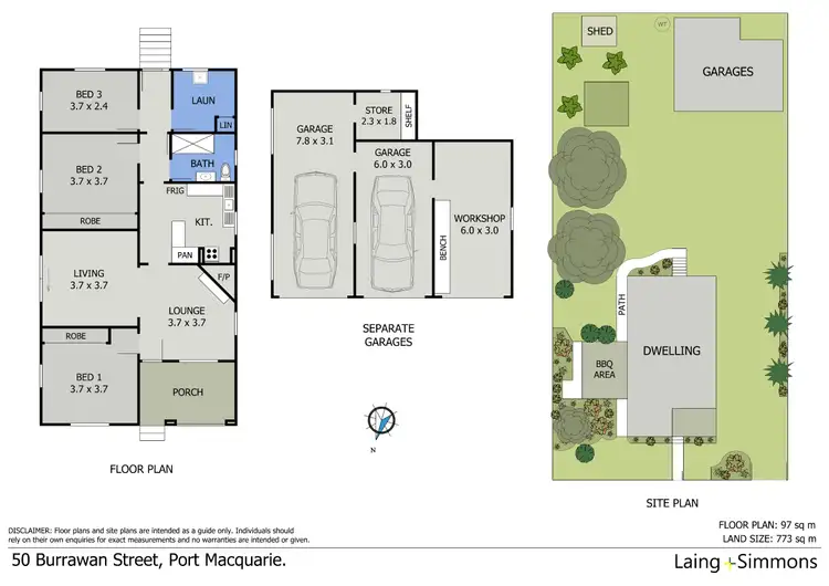 Floorplan of Homely house listing, 50 Burrawan Street, Port Macquarie NSW 2444