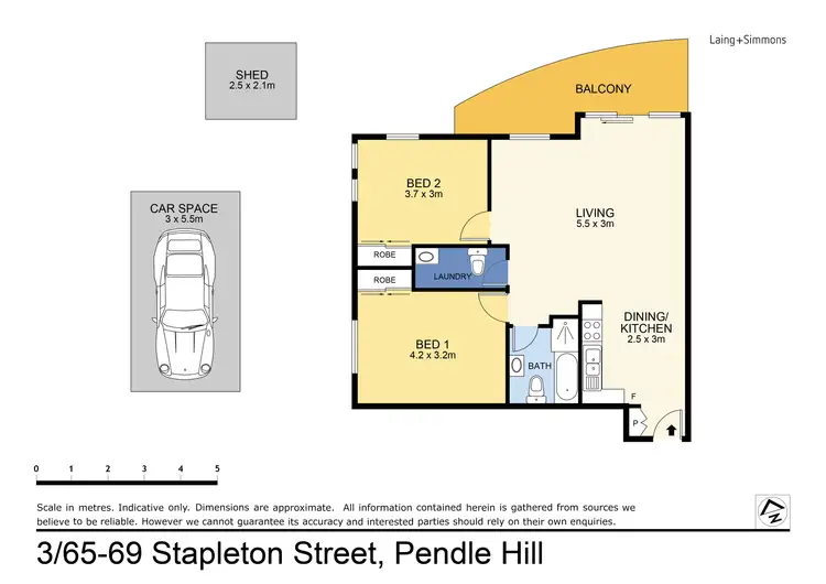 Floorplan of Homely unit listing, 3/65-69 Stapleton Street, Pendle Hill NSW 2145