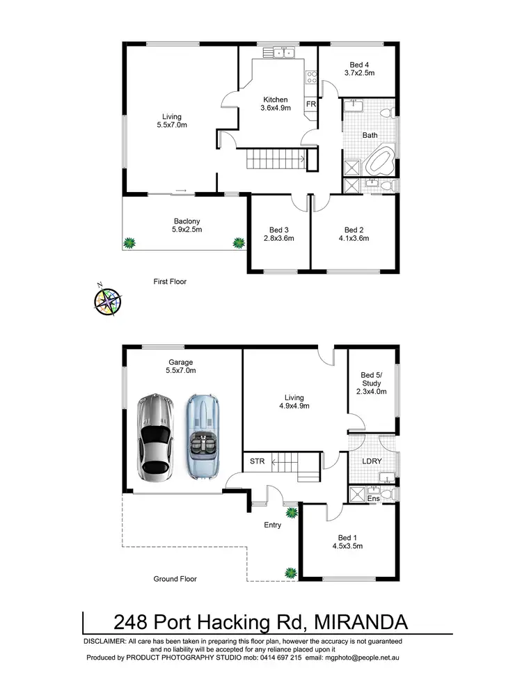 Floorplan of Homely house listing, 248 Port Hacking Road, Miranda NSW 2228