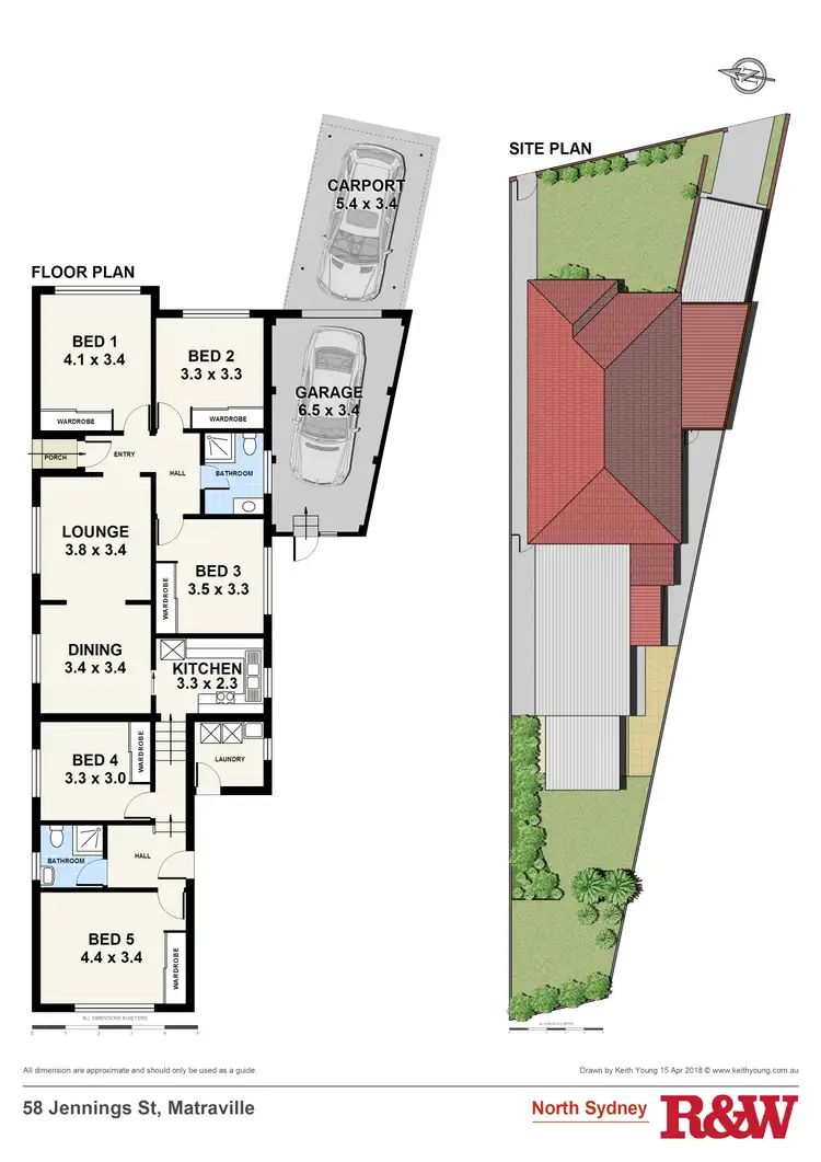 Floorplan of Homely house listing, 58 Jennings Street, Matraville NSW 2036