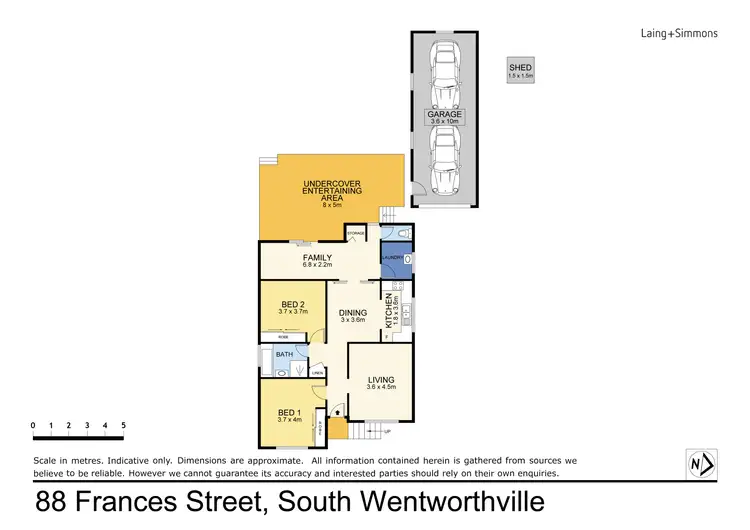 Floorplan of Homely house listing, 88 Frances St, South Wentworthville NSW 2145