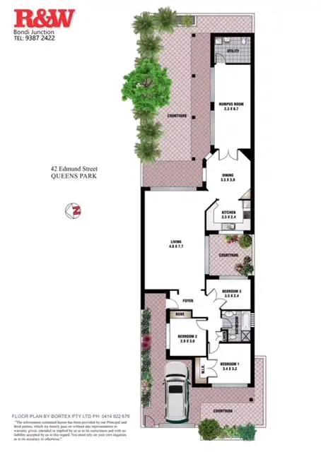 Floorplan of Homely house listing, 42 Edmund Street, Queens Park NSW 2022