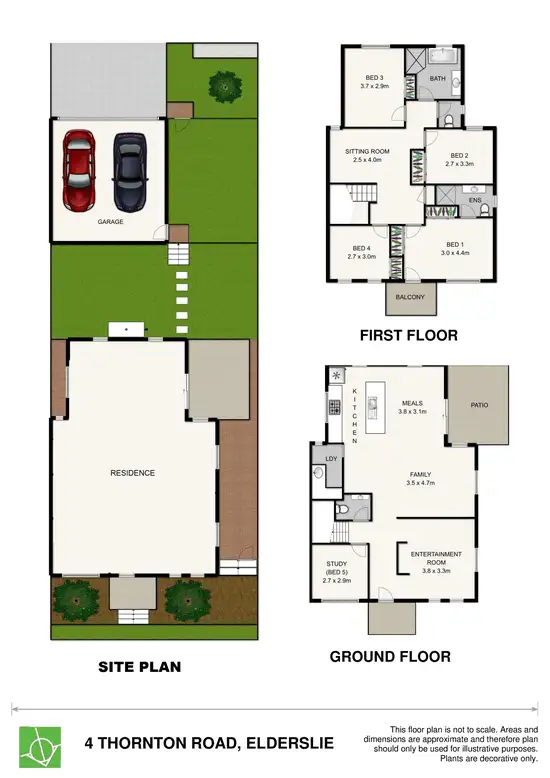 Floorplan of Homely house listing, 4 Thornton Road, Elderslie NSW 2570