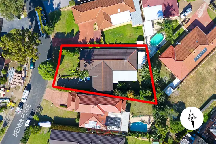 Floorplan of Homely house listing, 13 Medwin Place, Quakers Hill NSW 2763