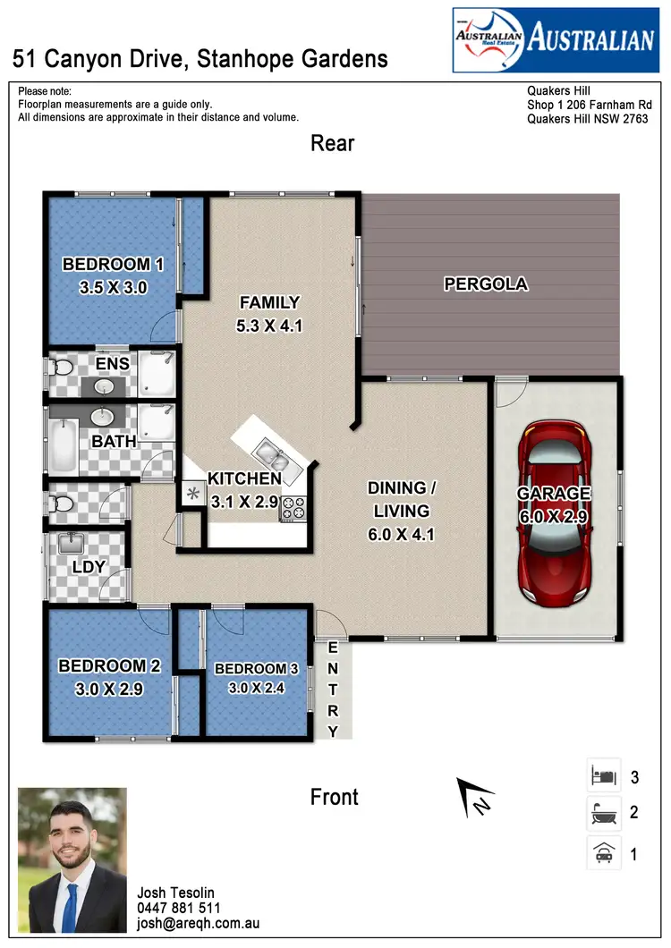 Floorplan of Homely house listing, 51 Canyon Drive, Stanhope Gardens NSW 2768