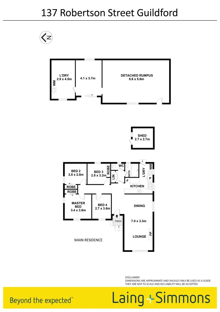 Floorplan of Homely house listing, 137 Robertson Street, Guildford NSW 2161